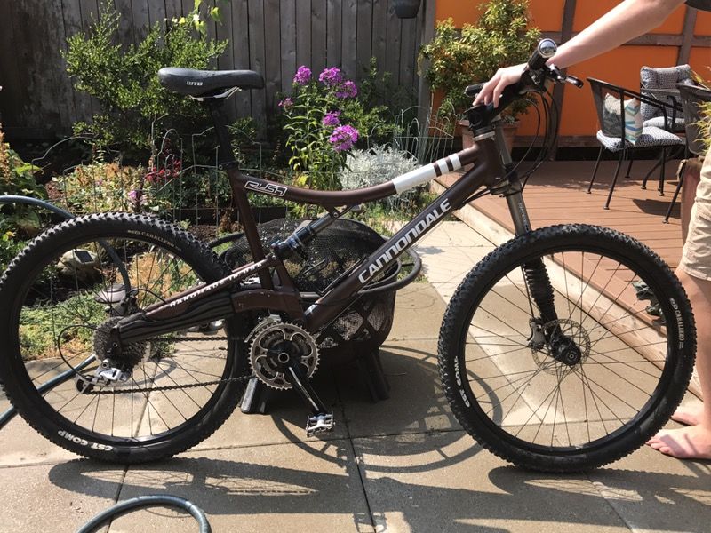 2007 Cannondale Rush 4 size large deore/xt parts hydro brakes full suspension lefty