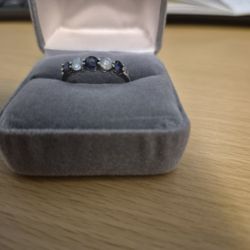 Diamond And Sapphire Ring