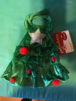 Pet holiday dress XS
