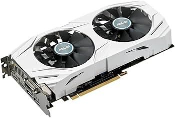 ASUS GeForce GTX 1060 6GB Dual-Fan OC Edition VR Ready Dual HDMI DP 1.4 Gaming Graphics Card (DUAL-GTX1060-O6G)