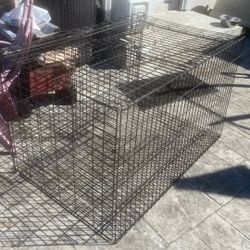 Collapsable 48 Inch Dog Cage 