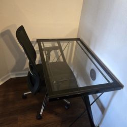 Office Desk and Chair 