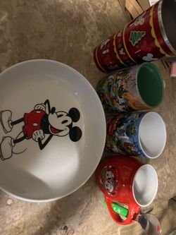 Disney cups pasta bowl
