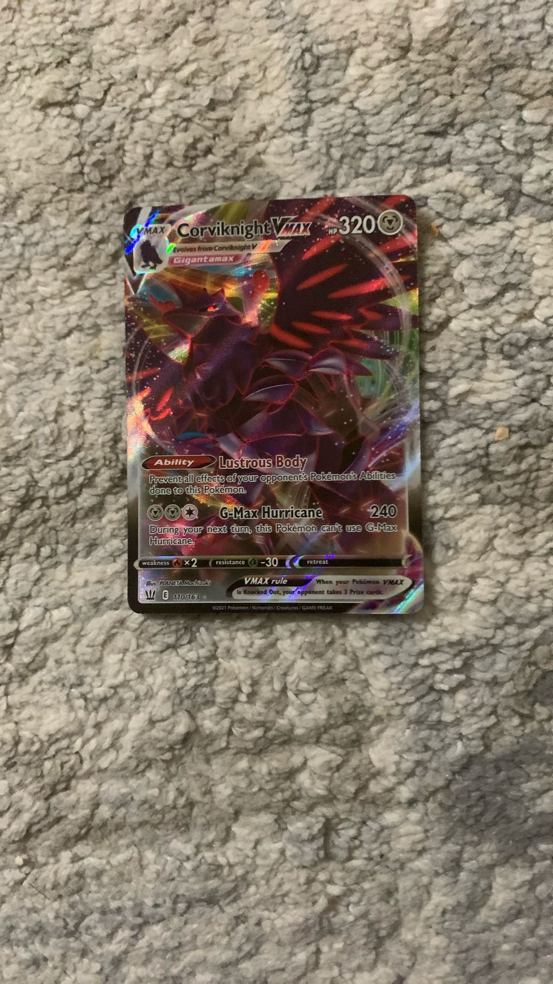 Croviknight Vmax Pokémon Card