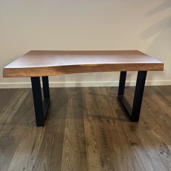 Artisan Born Live Edge Solid Walnut Coffee Table