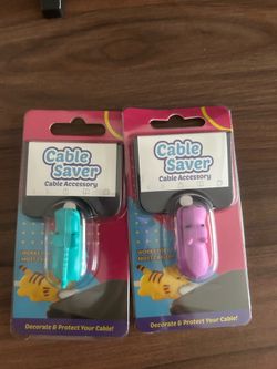 Free cable protectors alligator and hippo, brand new never opened