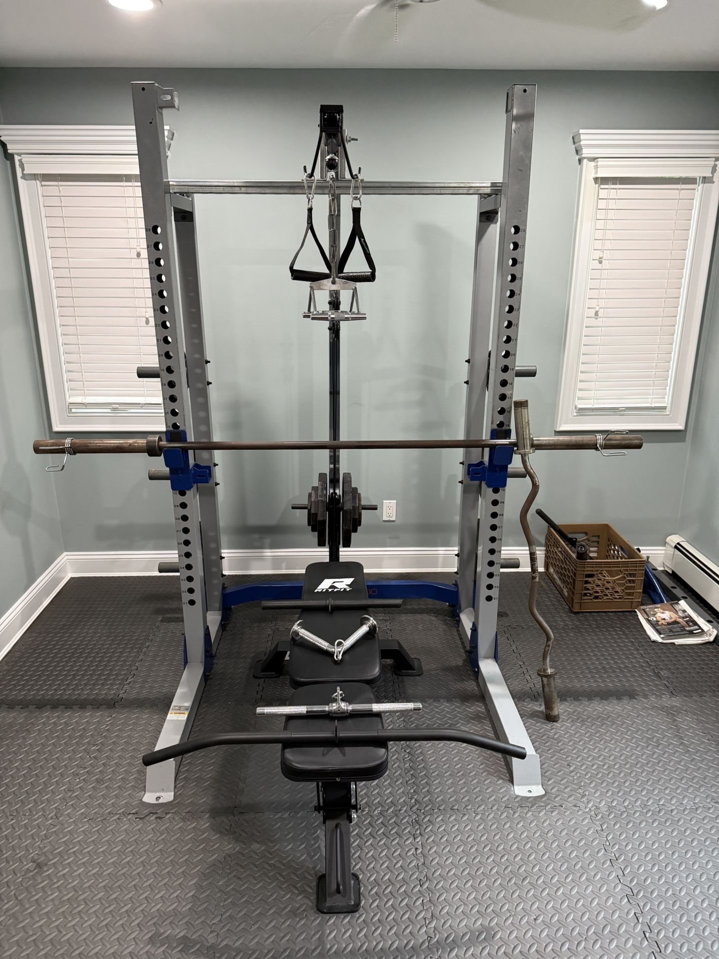 Half Rack With Cable Attachment