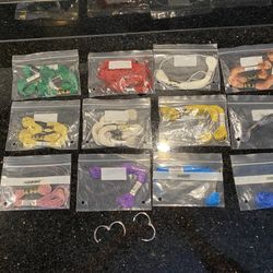 22-piece DMC Six Stranded Cotton Embroidery Floss High Sheen Metallic 8.7-Yard 