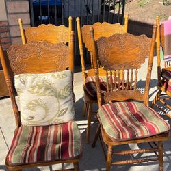 4 Vintage Dining Chairs