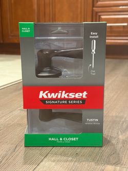 Kwikset Signature Series Tustin Hall & Closet Lever