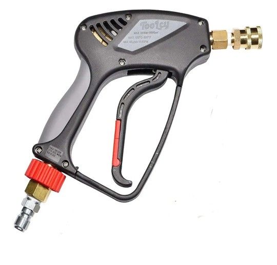 TOOLCY Pressure Washer Short Gun, Commercial 5000 PSI / 10.5 GPM with Nozzle Tips, 3/8" Swivel USA-NPT Thread x Quick Socket, Sturdy Design for Gas Po