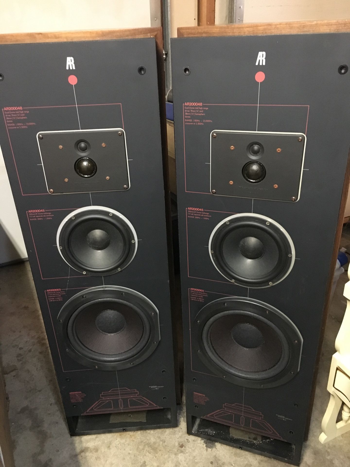Acoustic Research Tower Speakers