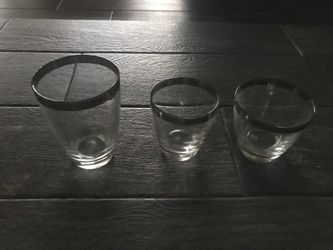 Silver rimmed antique glasses