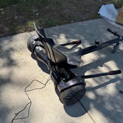 Used it Gotrax Hoverboard with 6.5" LED Wheels & Headlight, Max 4/5 Miles with seat attachment