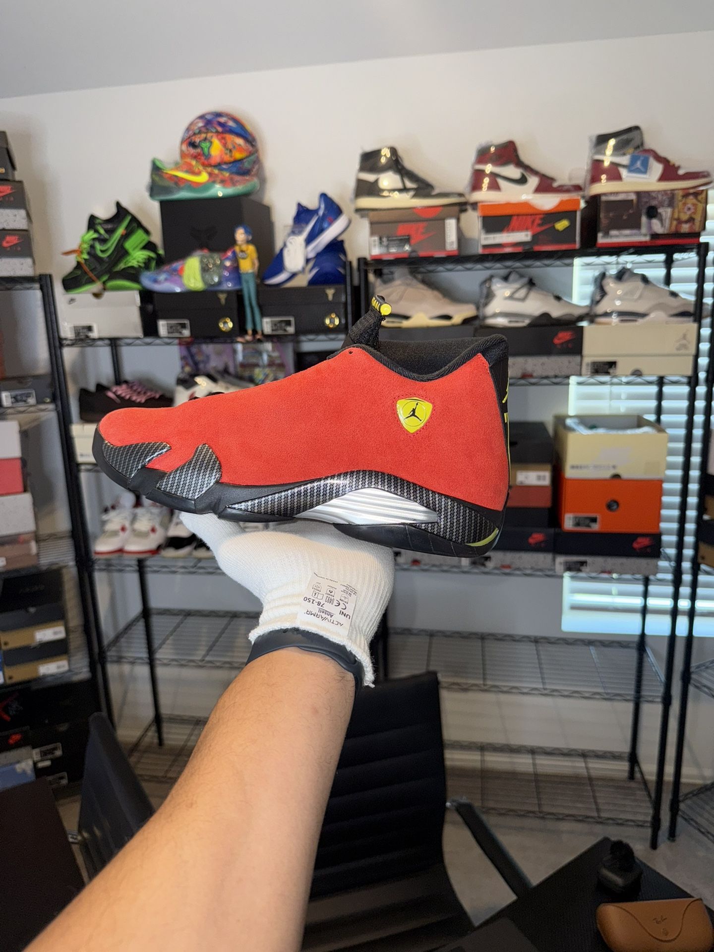 🔥 Jordan 14 “Ferrari” 🔥 Size 8.5& 7M- Brand New - $315