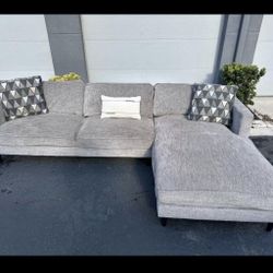 Grey Sectional Couch From Living Spaces 