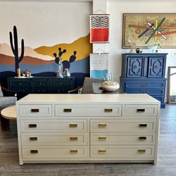 Tan / Creamy White Dresser
