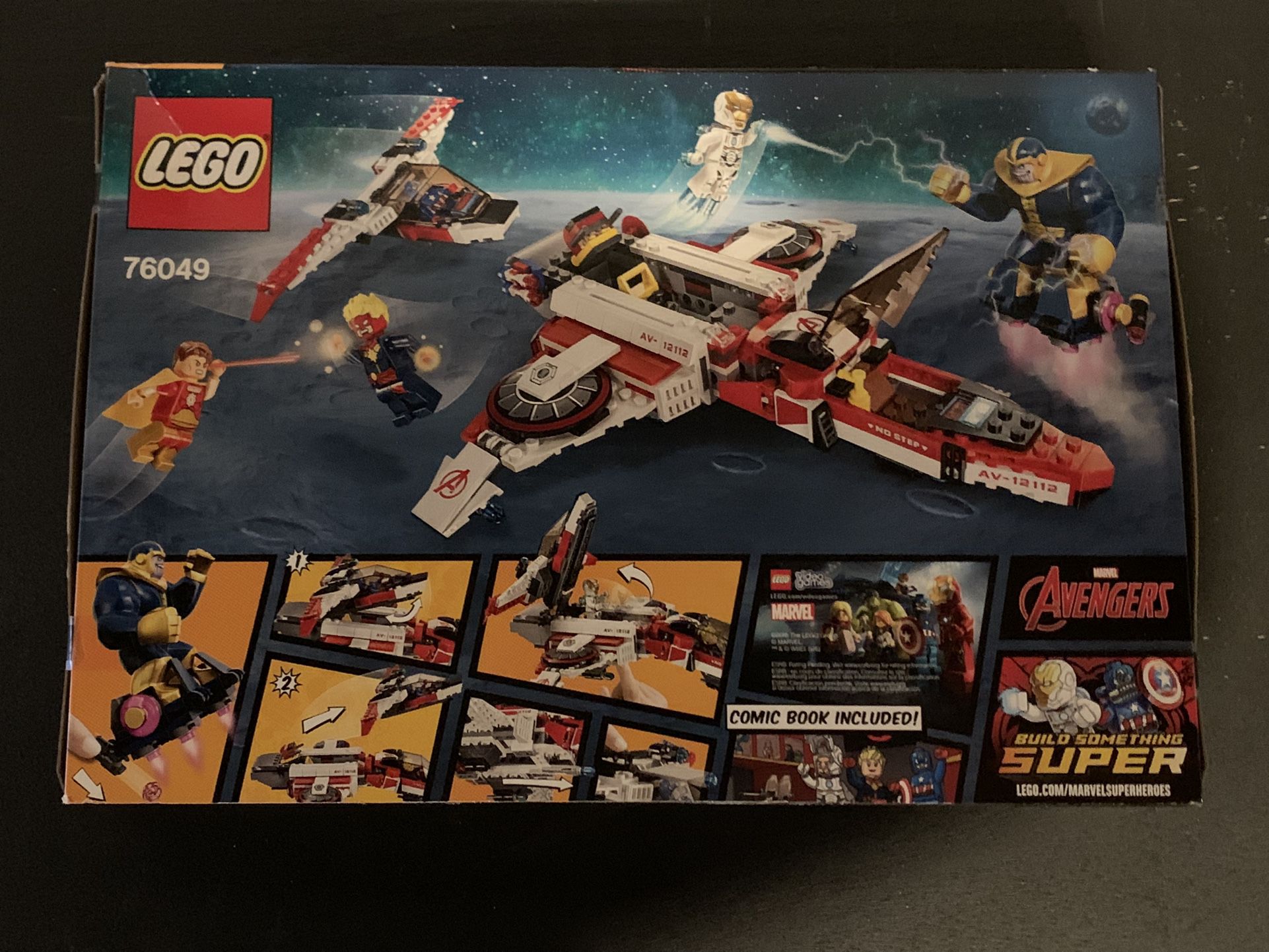 Lego Super Hero's Avenjet Space Mission #76049 Sale in Hillsborough Township, - OfferUp