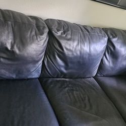 Macy's Leather Couch