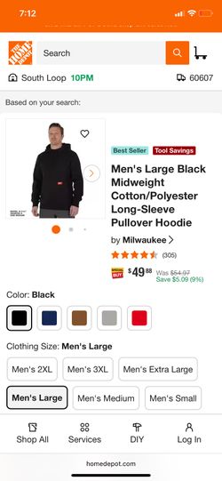 Milwaukee Hoodie *BRAND NEW* Size L