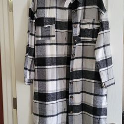 Long Flannel Jacket
