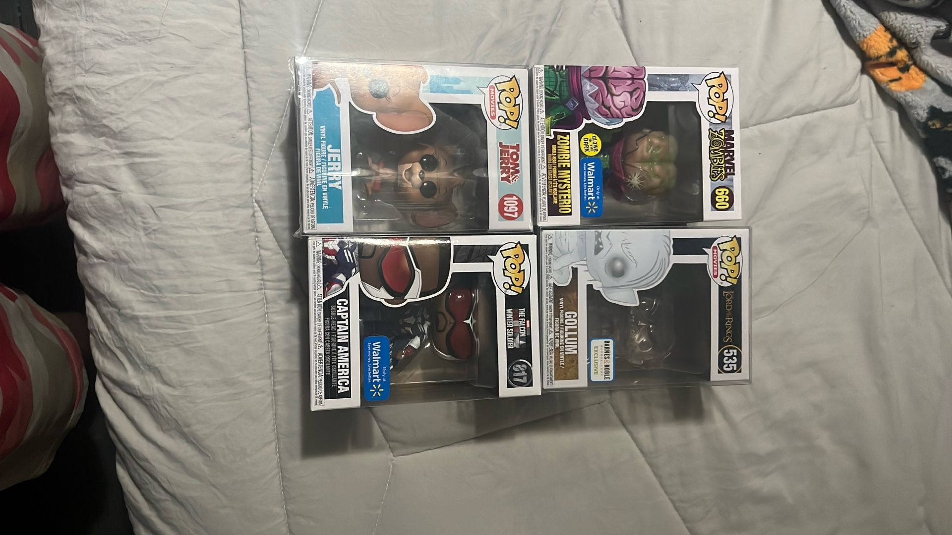 Funko Pop! Lord Of The Rings, Captain America, Tom & Jerry, Zombie Mysterio