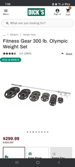 300 Lbs Weight Set