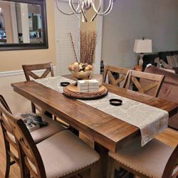 Brand New🎉Moriville Counter Height Dining Table And 6 Bar Stools Dining Sets/Dining Room 