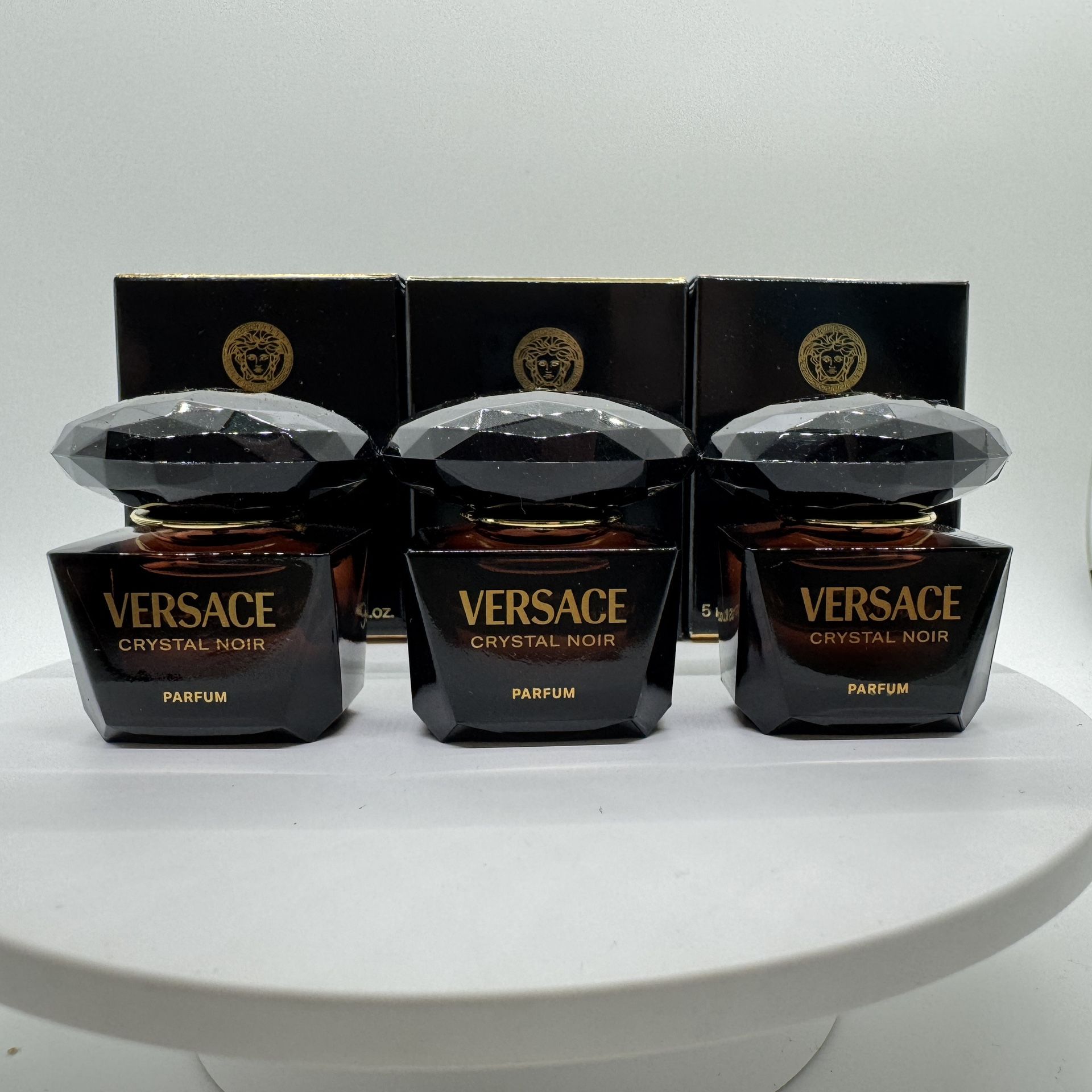VERSACE CRYSTAL NOIR PARFUM 3PCS MINI SET 5ML EACH