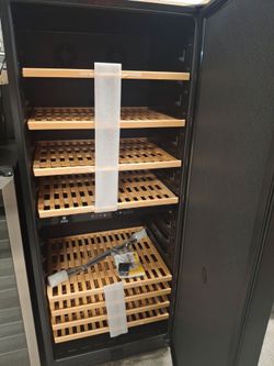 300 bottles dual temp wine cooler