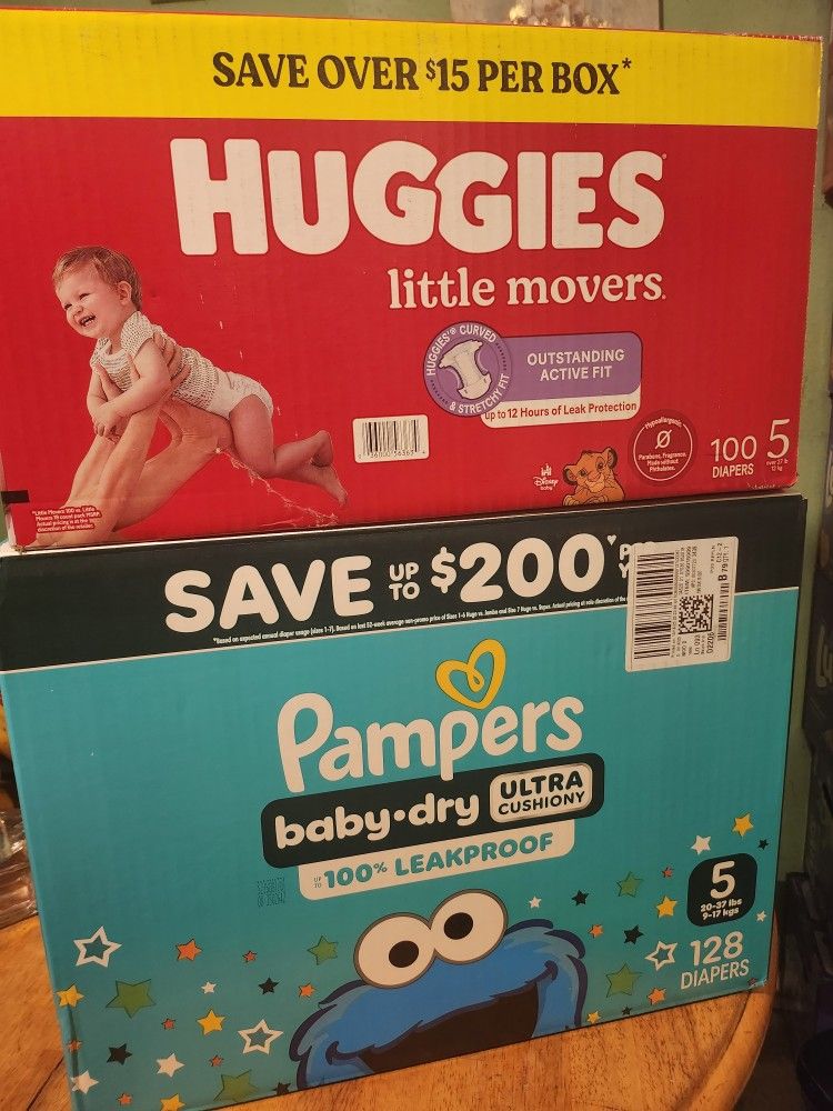Diapers /$35 Each (Cada Caja)