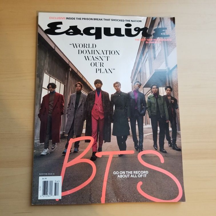 Esquire Magazine Winter 2020 Issue: BTS cover story