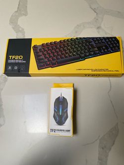 Gaming keyboard and mouse New