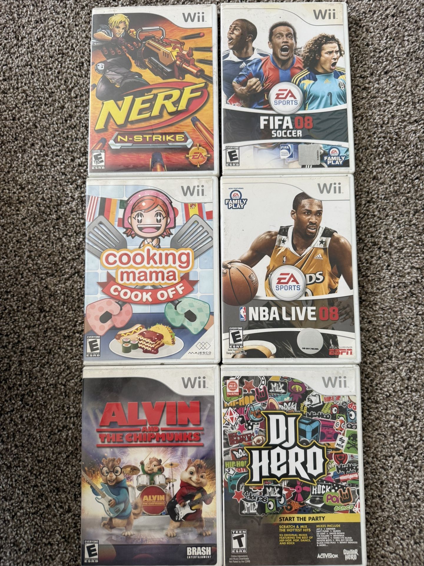 Set Of 6 Games