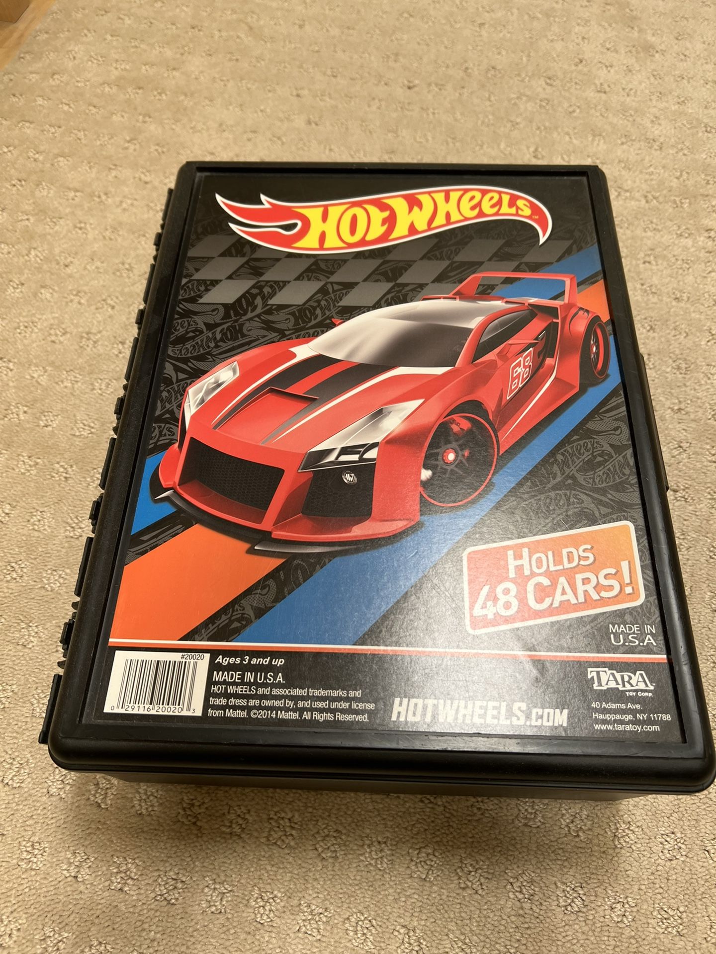 Hot Wheels Storage Box with 48 cars