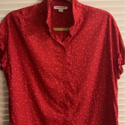 Size 2-4 / Red Blouse