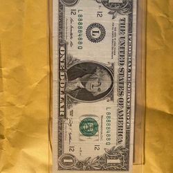 Billete Binario De 1 Dólar 2009