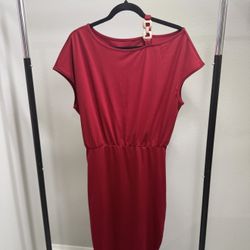Capped Sleeve Dress 