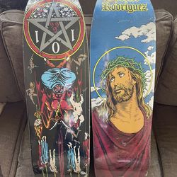 Natas  and Gabriel Rodriguez skateboards