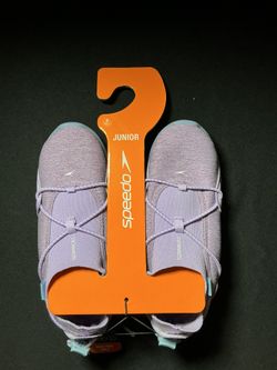 Speedo Junior WaterTrek Water Shoes - Lilac S: Breathable Pull-On Design