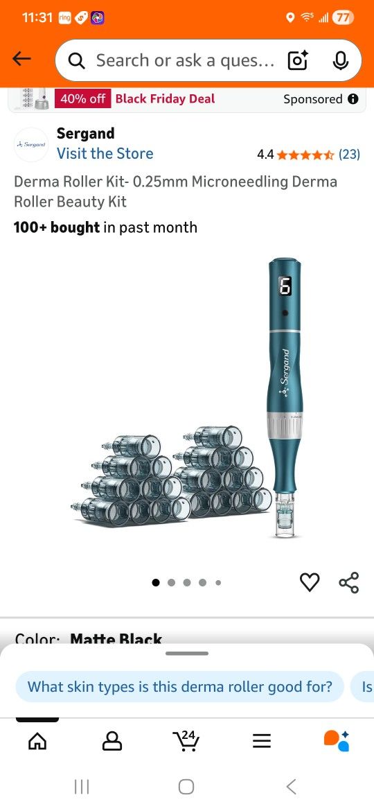 MicroNeedle Pen With 10 Cartridges 