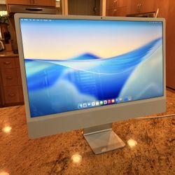 iMac M1 24 Inch Silver Color - 512gb SSD, 16gb RAM