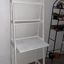 white desk
