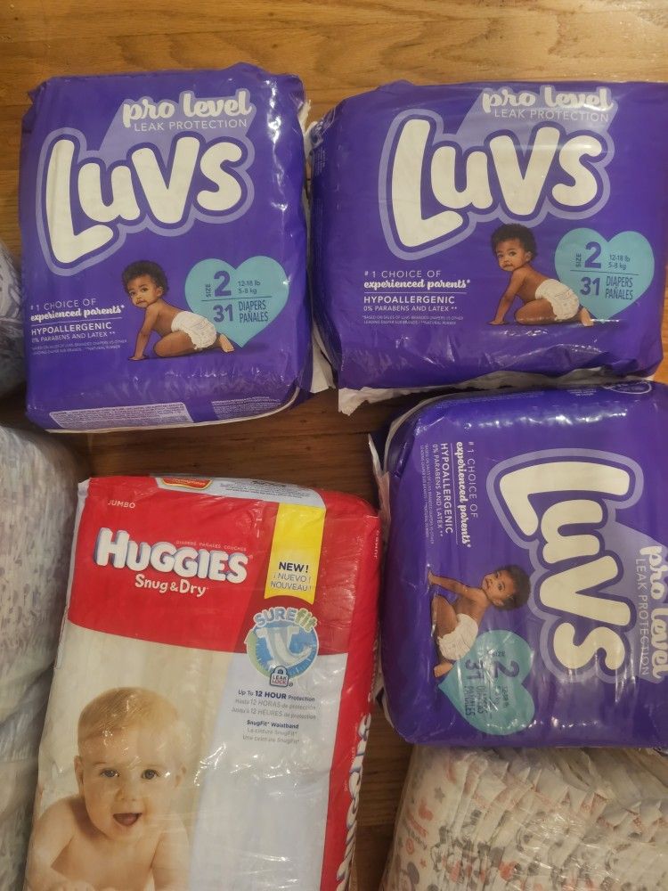 Diapers SIZE 2 & 3 