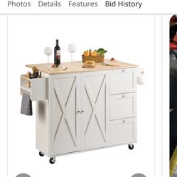 VEVOR Kitchen Island Cart