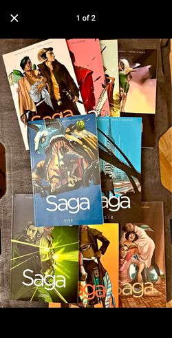 Saga Volumes 1-9 TPB Set (Complete First Arc) - Vaughan & Staples