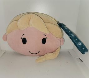 plush Disney Frozen Elsa wristlet bag