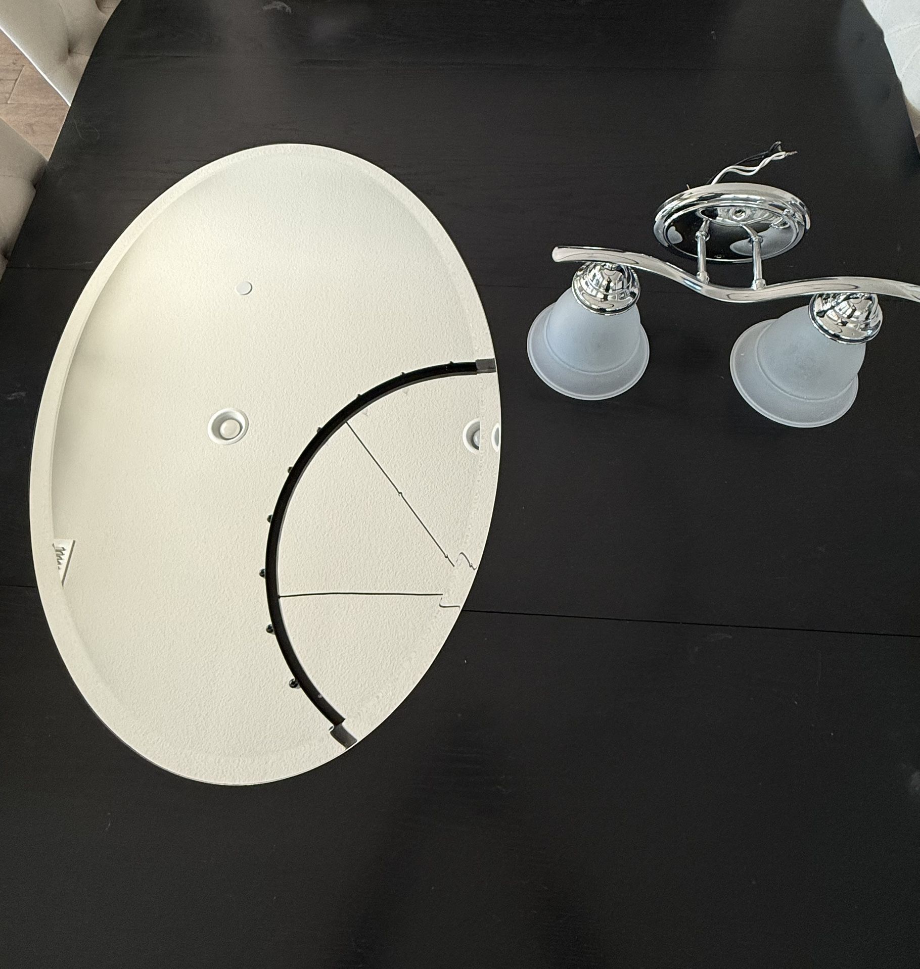 Bathroom Light Fixture And Vanity Mirror