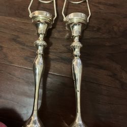 Heavy Duty Silver Plated Votive Candle Sticks 