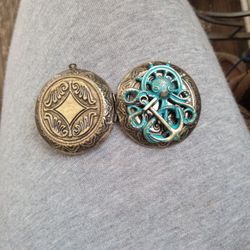 Locket with Octopus on it